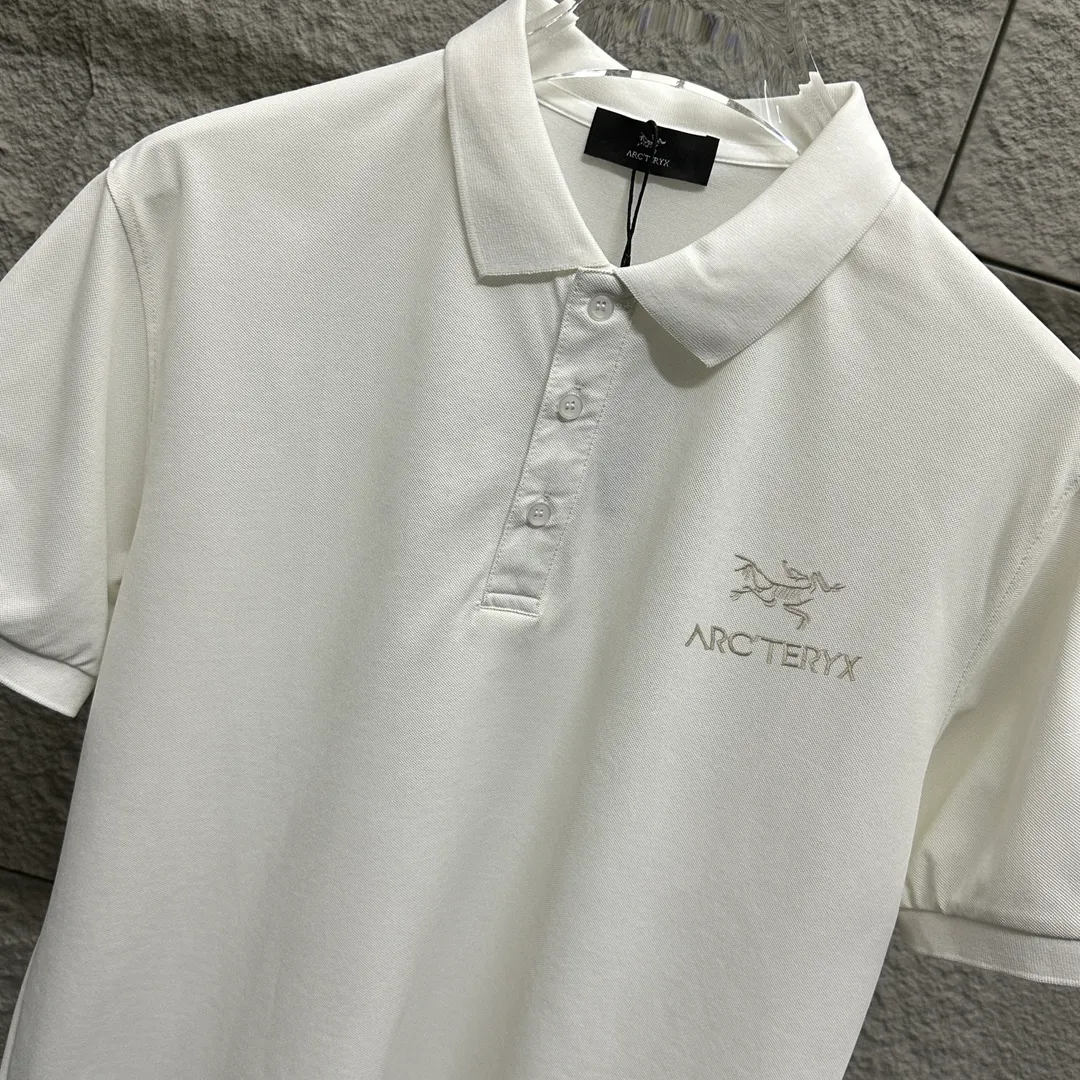 ARC* * POLO 2025 New Arrival polo Same Style Size： M L XL 2XL 3XL ：Black White
